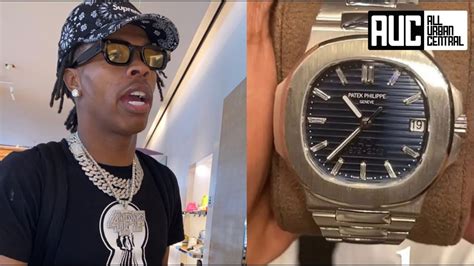 lil baby 400k fake watch|lil baby watch.